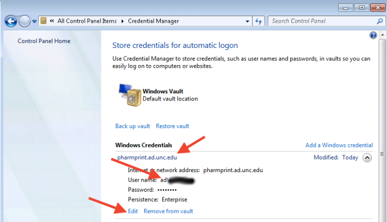cache user credential on mac for windows domain